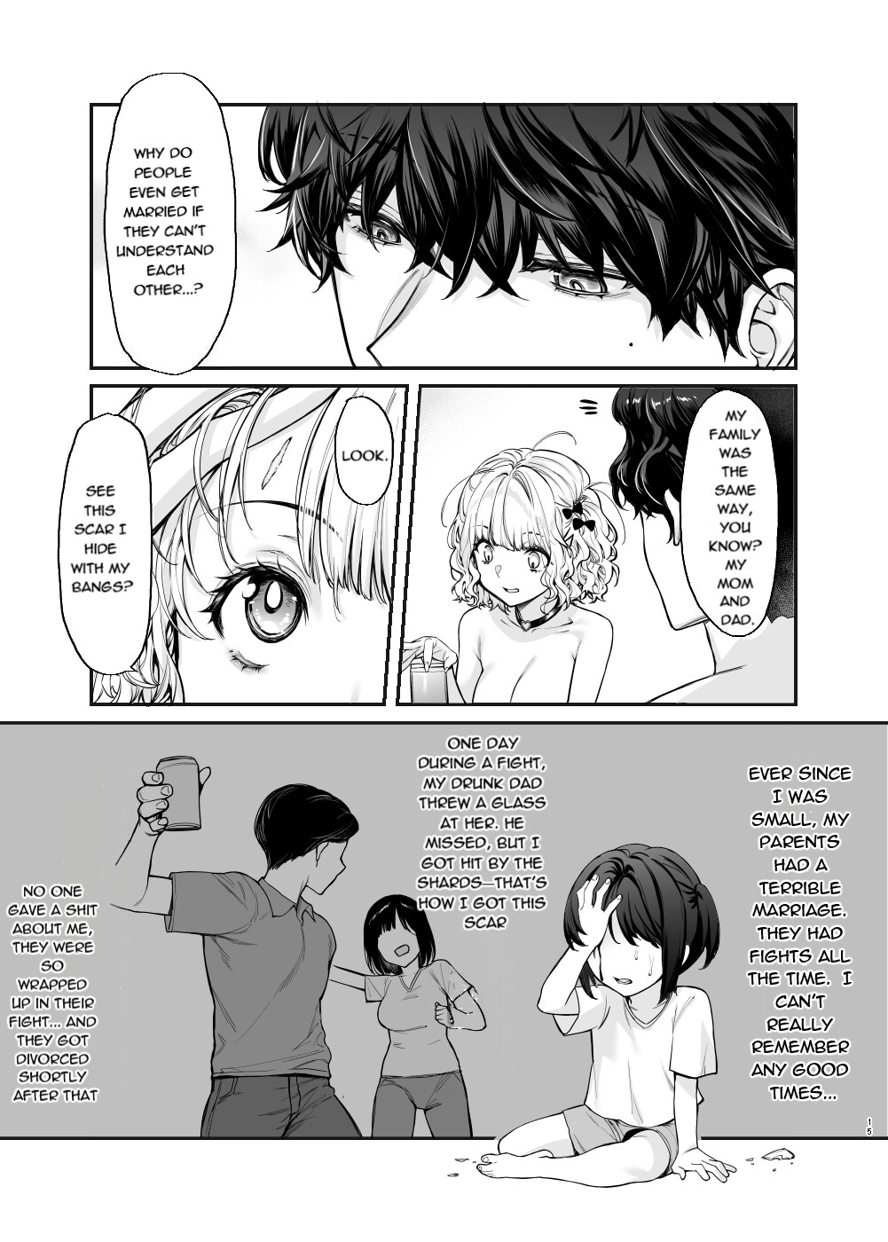 Hentai Manga Comic-I want to try it with a landmine girl -Ruka--Read-14